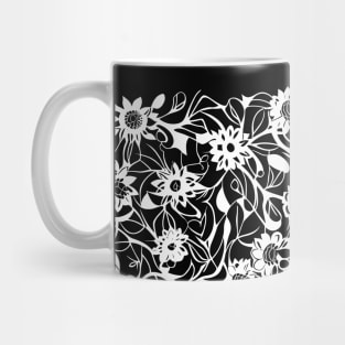 White Floral lace pattern Mug